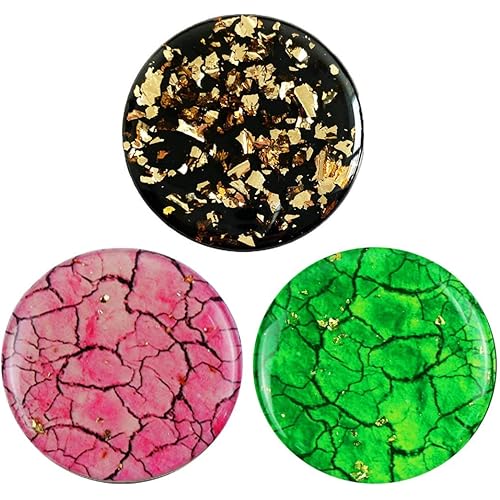 Premium Expanding Phone Grip and Stand Collapsible Phone Grip Phone Holder Replacement Top Covers Marble(3pack-1)