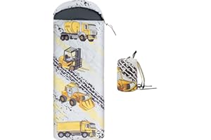 Kids Sleeping Bag for Camping - Lightweight 3-4 Season Backpacking Sleeping Bag, Compact Child Sleeping Bag for Girls and Boy