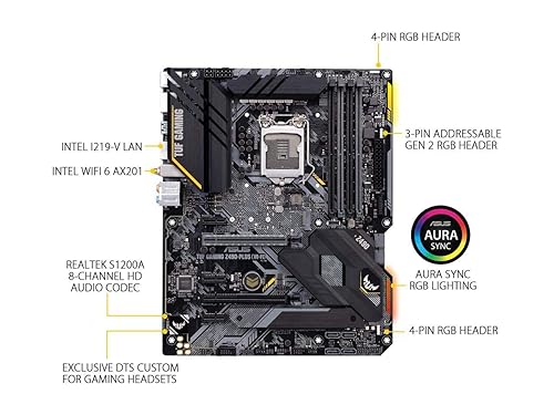 Asus Tuf Gaming Z490 Plus Z490 Motherboard With Wifi ASUS TUF