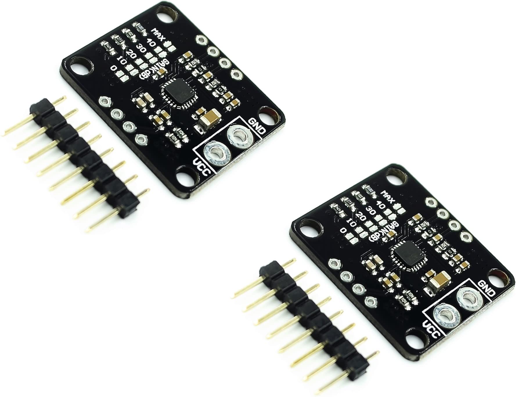 TECNOULAB 2pcs TS472 Low Noise Electric Microphone Audio Preamplifier Board,