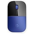 HP Z3700 G2 Wireless Mouse - Dragonfly Blue, Sleek portable design fits comfortably anywhere, 2.4GHz wireless receiver, Blue optical sensor,for Wins PC, Laptop, Notebook, Mac, Chromebook (681S0AA#ABL)