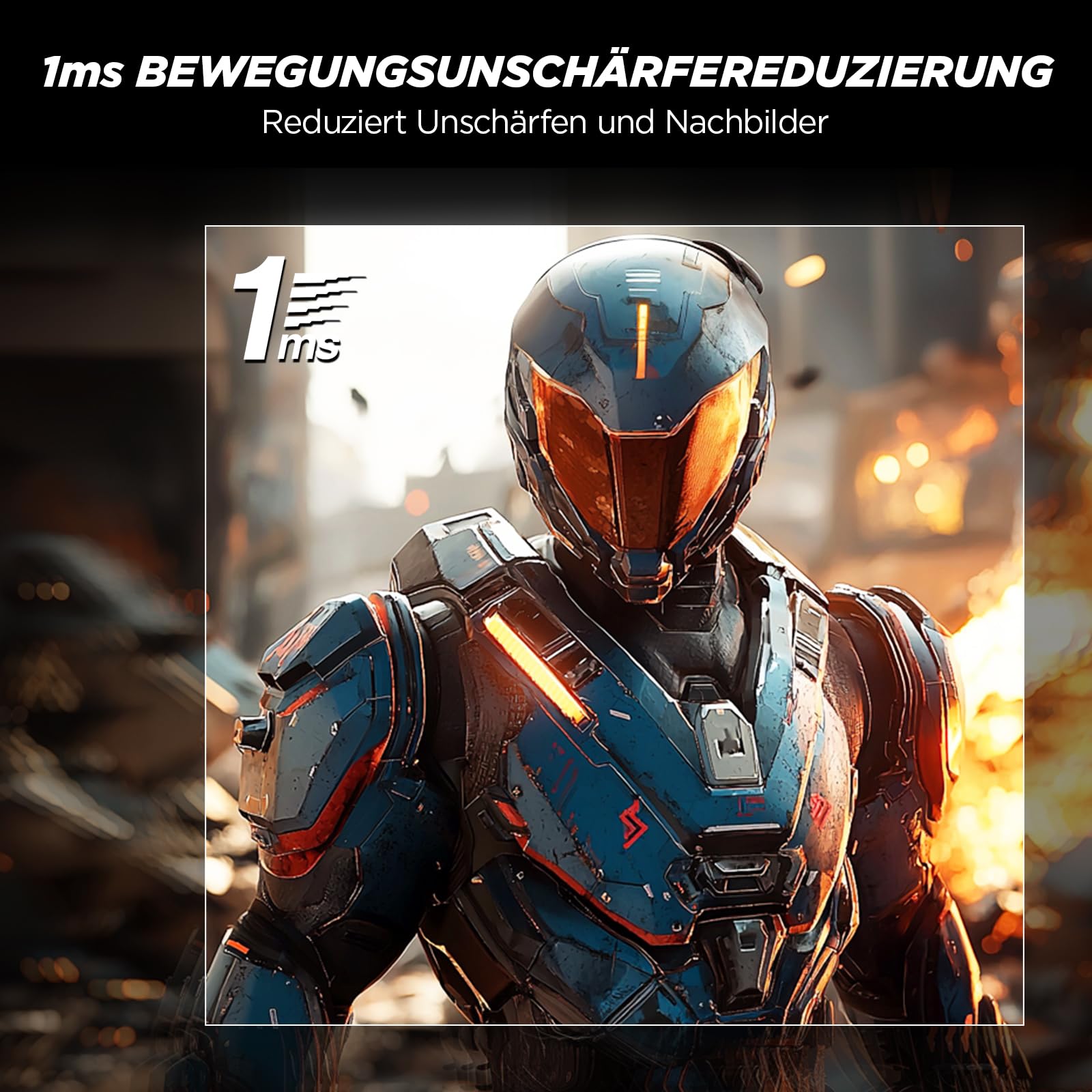 KOORUI G2511P 25 Zoll Gaming Monitor - 200Hz FHD 1920x1080 Fast IPS HDR400, Adaptive Sync 1ms GtG Bildschirm, 75x75 mm VESA 3