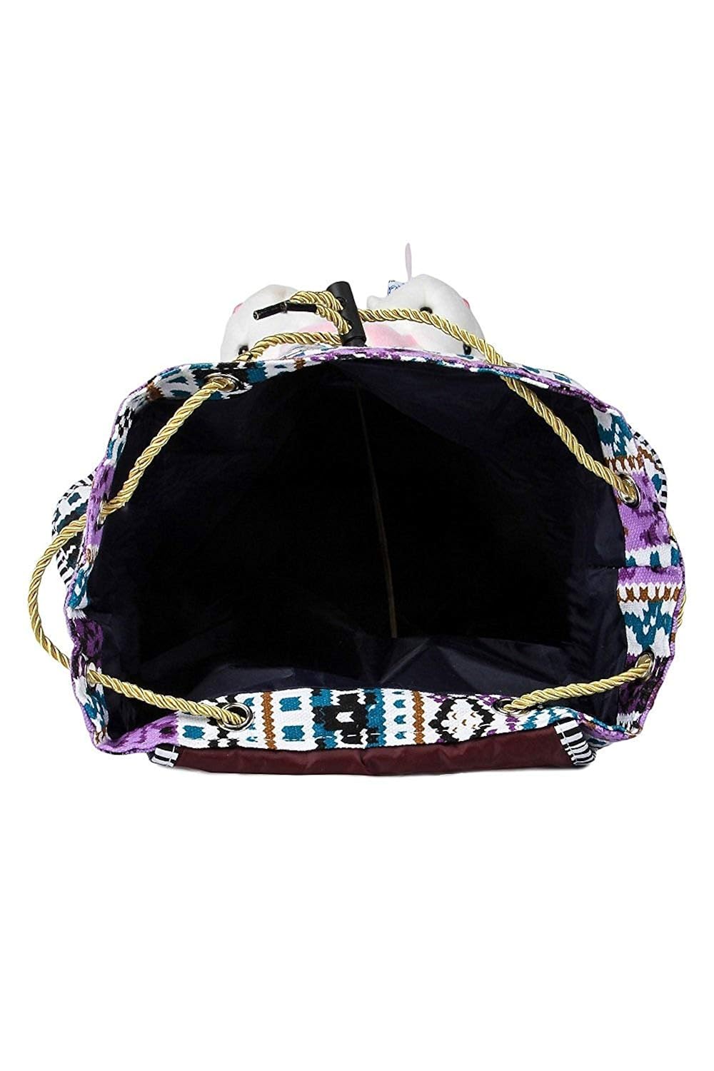 karp canvas multicolour backpack for women