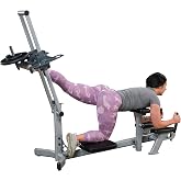 Powerline by Body-Solid (PGM200X) Glute Master - Isolation Glute Machine for Targeted Booty &amp; Leg Workouts at Home