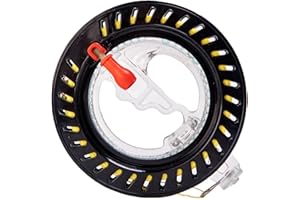 Trauebx Kite String Reel,6 Inch Kite String Spool,Kite Line Winder,Includes 1000ft Line High Strength Kite String,Safety Lock Design,for Kids and Adults