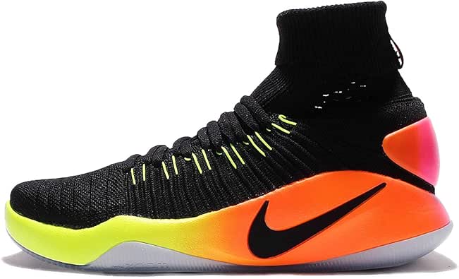 Amazon.com | NIKE Men's Hyperdunk 2016 FK, Black/White-Volt-Total Orange, 11.5 M US | Fashion 