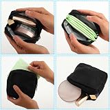 Ouligay Sanitary Towel Holder Period Bag Reusable Storage PU Leather 13cm view 3