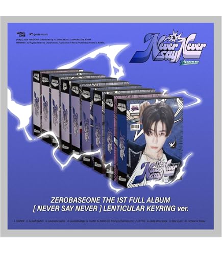 Amazon.com: ZEROBASEONE ZB1 NEVER SAY NEVER 1st Album Lenticular