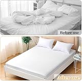 Hanyousheng 8 Pcs Adjustable Bed Sheet Clips, 30cm-130cm, White view 6