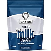 Happy Days Whole Goat Milk Powder 1kg - All-Natural Canadian Farm Fresh | No Additives