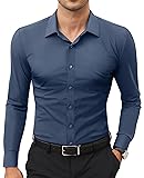 Lion Nardo Stretch Mens Dress Shirts Long Sleeve
