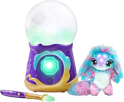 Magic Mixies Magical Misting Crystal Ball Interactive Plush Toy 80+ Sounds Blue