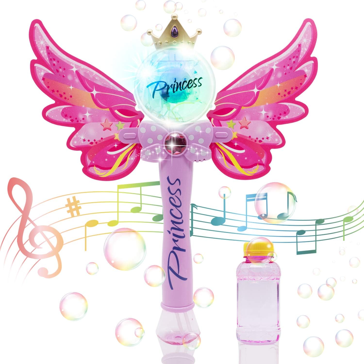 Amazon.com: CREFUN Princess Bubble Wand 