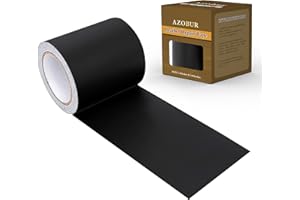 Azobur Leather Repair Tape Patch Leather Adhesive for Sofas, Car Seats, Handbags, Jackets,First Aid Patch 2.4" X15' (Black)