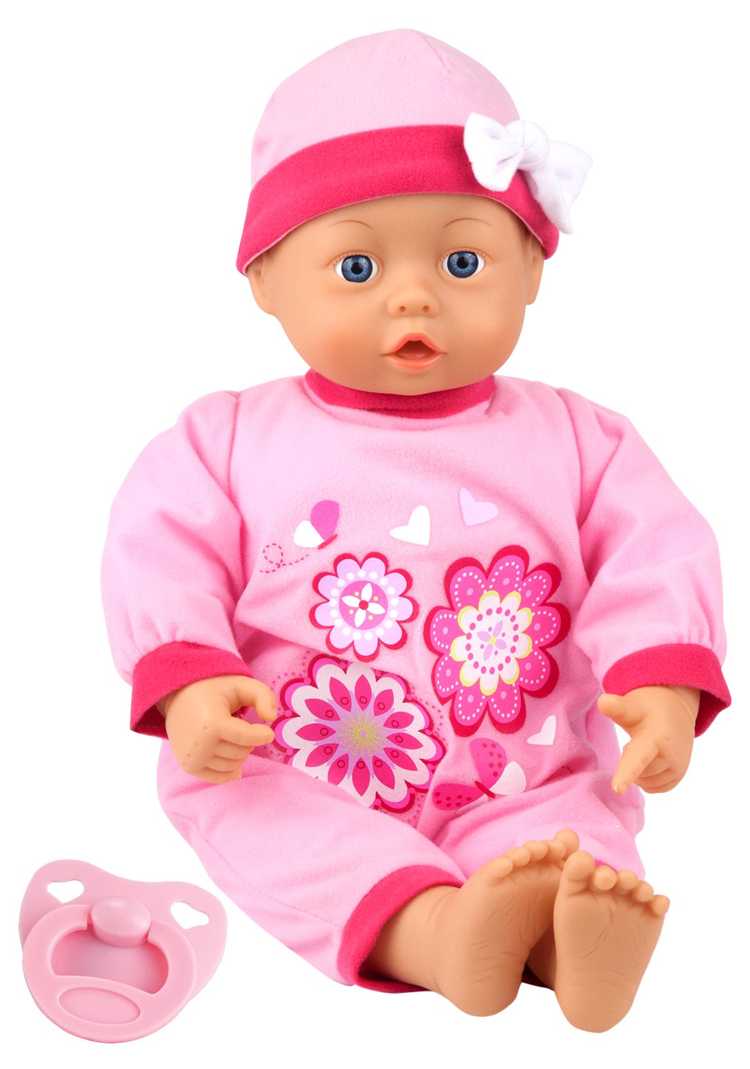 Bayer Design 93863AB First Words Baby Doll, Pink