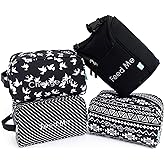 Easy Baby - Diaper, Bottle, and Supplies - Organizer Pouches - Change, Feed, and Dress Me (4 Pack Brooklyn) | Organizing Packing Tote Cubes for Baby Items | Good for Travel and Keeping Organized