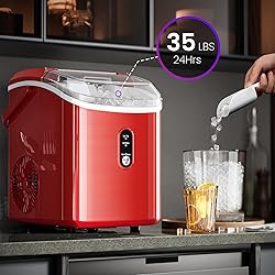 Kismile Nugget Ice Makers Countertop, Portable
