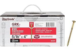 GRK FASTENERS 10225 10225 RSS 5/16" x 4" SCREWS 400CT