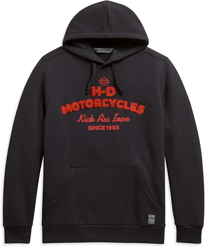 Amazon Harley Davidson メンズ モーターサイクル スローガン スリムフィット プルオーバー パーカー ブラック Us サイズ 3x Large カラー ブラック トレーナー パーカー 通販