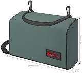 Vinsani Clothes Peg Bag Premium Zipped Waterproof Wearable Organiser Grey view 5