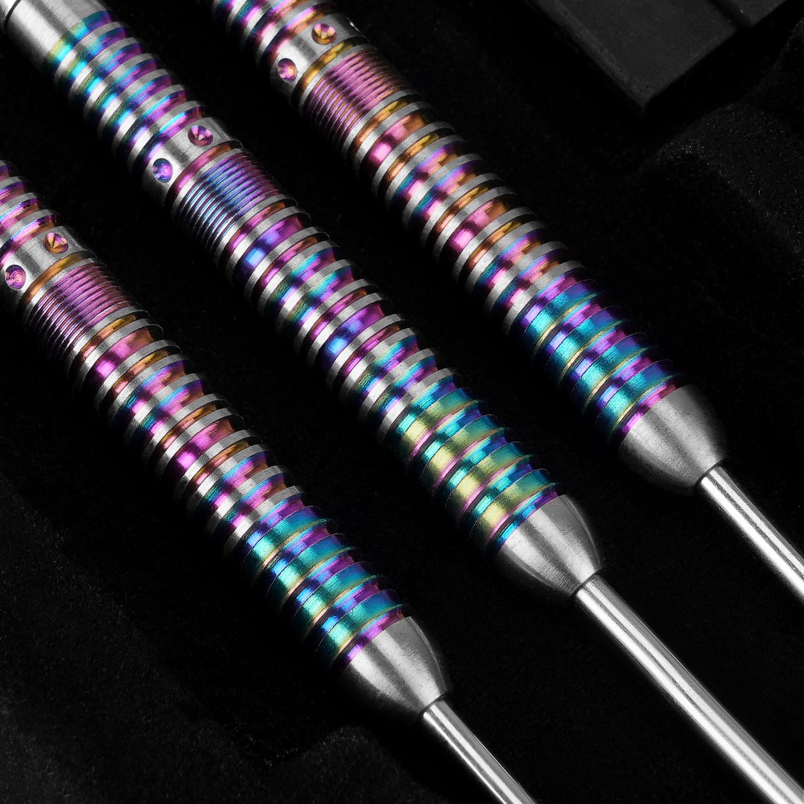 WIN.MAX Dartpfeile mit Metallspitze 90% Tungsten 3 Stück 90% Wolfram Stahl Darts 24 Gramm Dart professionelle Stahlpfeile mit Metallspitzen 3