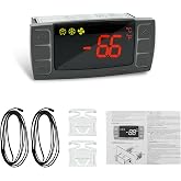 XR02CX-4N1F1 Dixell Temperature Controllers | Refrigerator Digital Thermostat Controller for Fridges Freezers Heating Appliances 120V/50-60Hz with 1 NTC Probe