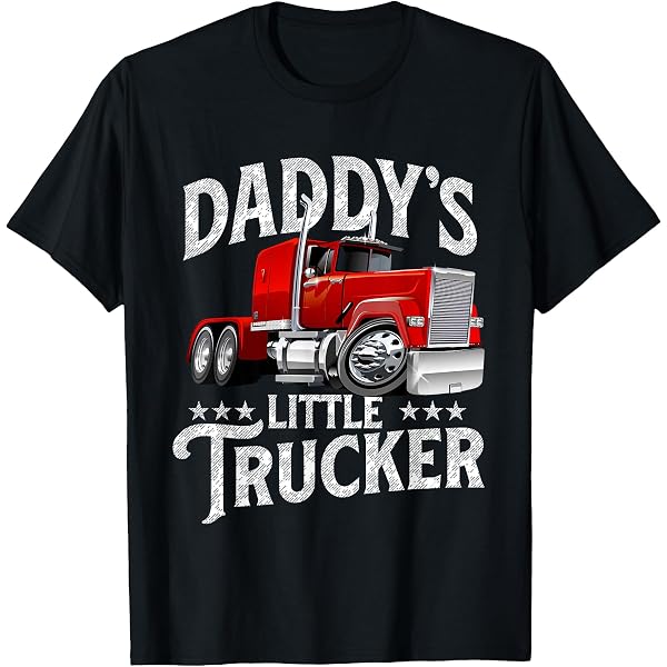 T-Shirt Camionneur Semi & Drapeau US - Toutes Tailles S-3XL, Coton, Neuf Sans Étiquette