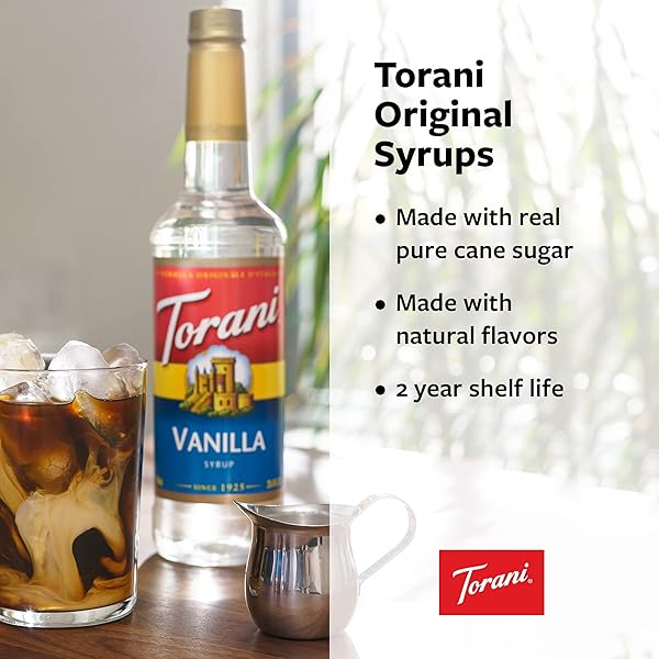 TORANI FRENCH VANILLA SYRUP 12.7 FL OZ (PACK OF 4)