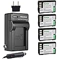 Kastar Battery (4-Pack) and Charger Kit for Olympus BLM-1, BLM-01, PS-BLM1 Work for Olympus C-5060, C-7070, C-8080, E-1, E-3, E-30, E-520, EVOLT E-300, E-330, E-500, E-510 Cameras