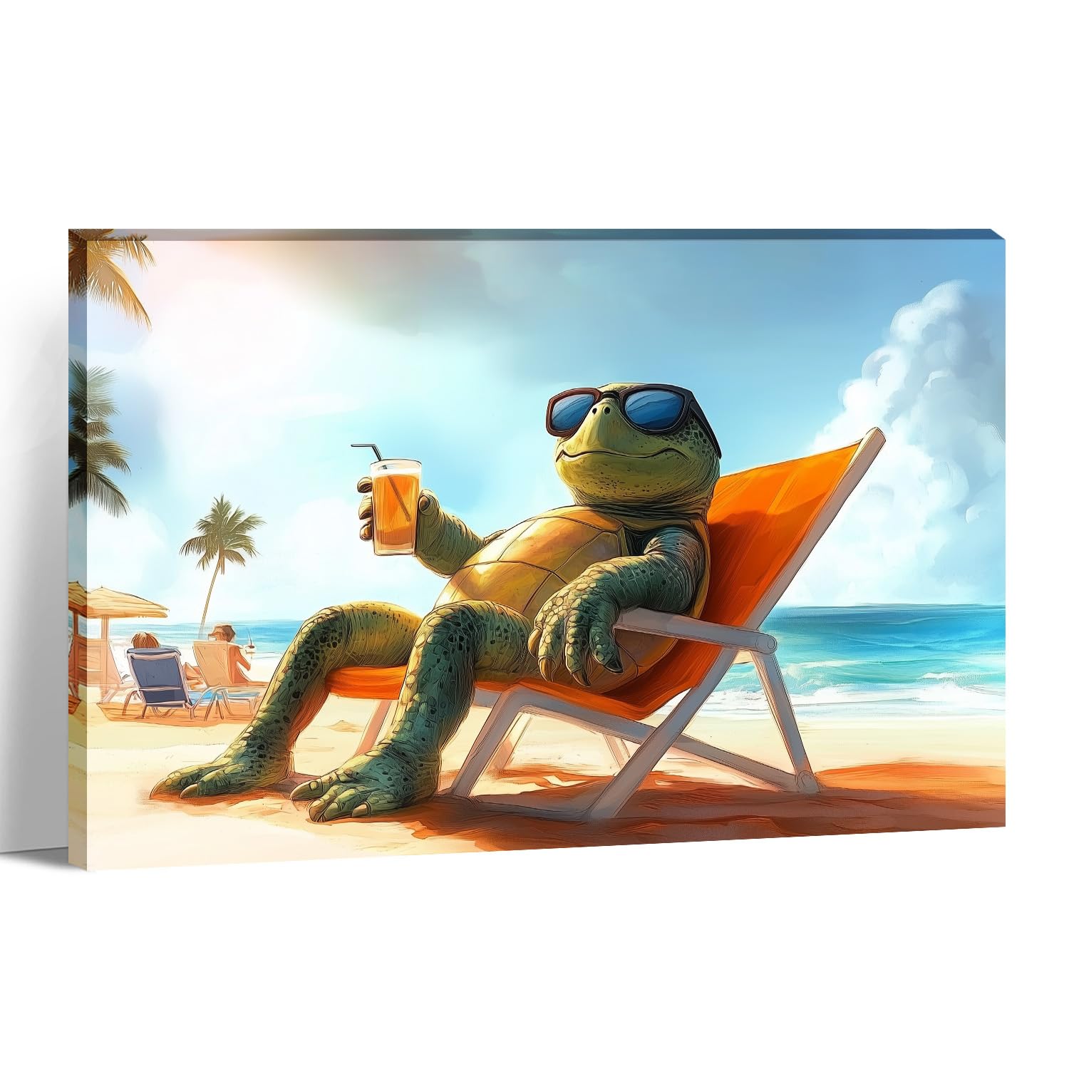 Sea Turtle Wall Art Bathroom Wall Decor Funny Sea