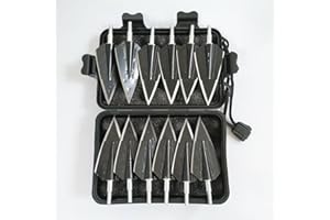 PAIAOJIA 12PK Archery Broadheads 150 Grain Hunting Arrowheads Traditional Hunting Points for Crossbow Recurve Bow and Compound Bow