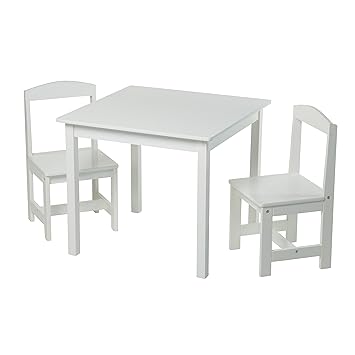 Target Marketing Systems 91120wht Hayden 3 Pc Kids Table And Chairs White