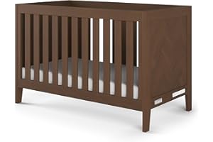 Child Craft Kieran 3 in 1 Convertible Crib, Baby Crib Converts to Day Bed, Toddler Bed, 3 Adjustable Mattress Positions, Non-Toxic, Baby Safe Finish (Toasted Chestnut)