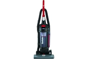 Sanitaire SC5845B Bagless/Cyclonic Vacuum with Sealed HEPA Filtration, Red