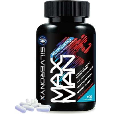 Multivitamin for Men Once A Day Supplement, Max Man Highest Potency Whole Food Vitamins - Made in USA - One Daily Support for Performance, Energy,