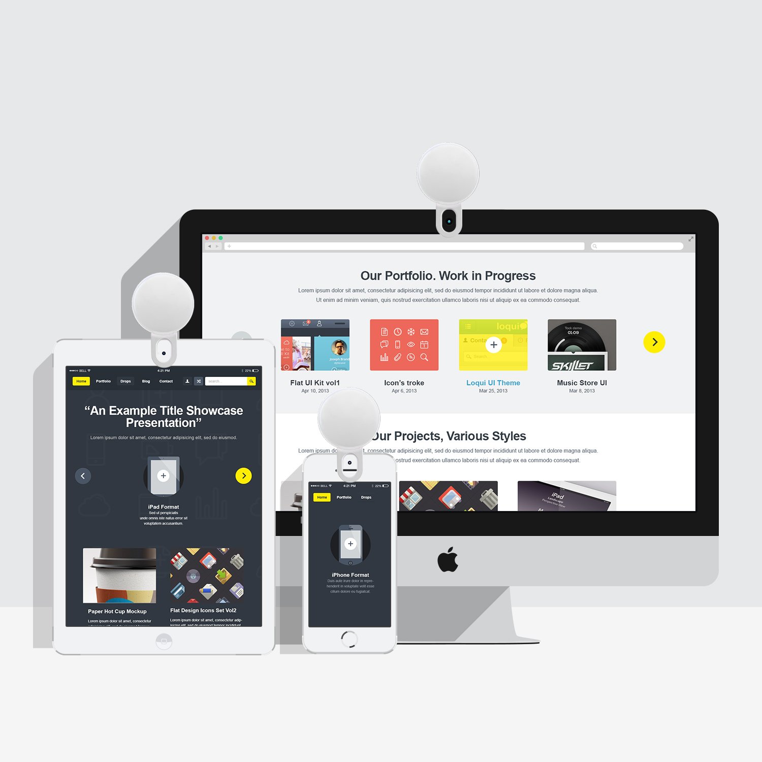 Selfie Ring Light, Clip-on Selfie Light with USB Charging Cable, Warm and Cold LEDs, for Smartphone Tablet Laptop-White (White)