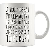 A Truly Great Pharmacist Is Hard To Find Coffee Mug 11oz White Pharmacy Technician Student Ceramic Cup Novelty Drinkware