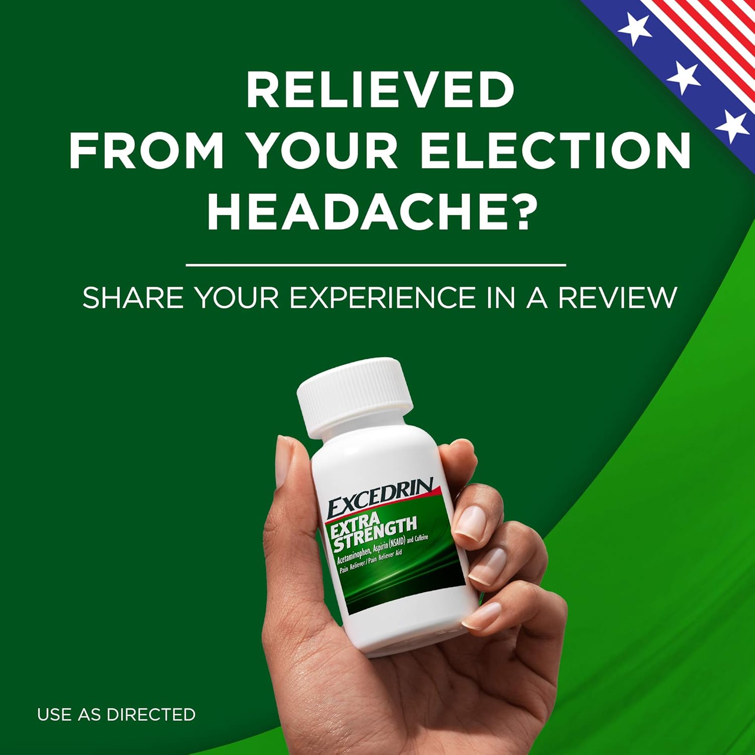 Excedrin Extra Strength Election Headache Relief Caplets – Limited Edition While Supplies Last – 200 Count (packaging may vary): Health & Personal Care