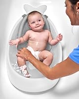 Skip Hop Moby Smart Sling Bathtub 3 Step PVC Free Phthalate Free White view 2