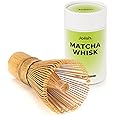 2 Stück Matcha Schneebesen - Traditioneller Japanischer Bambus Besen (80 Zinken)