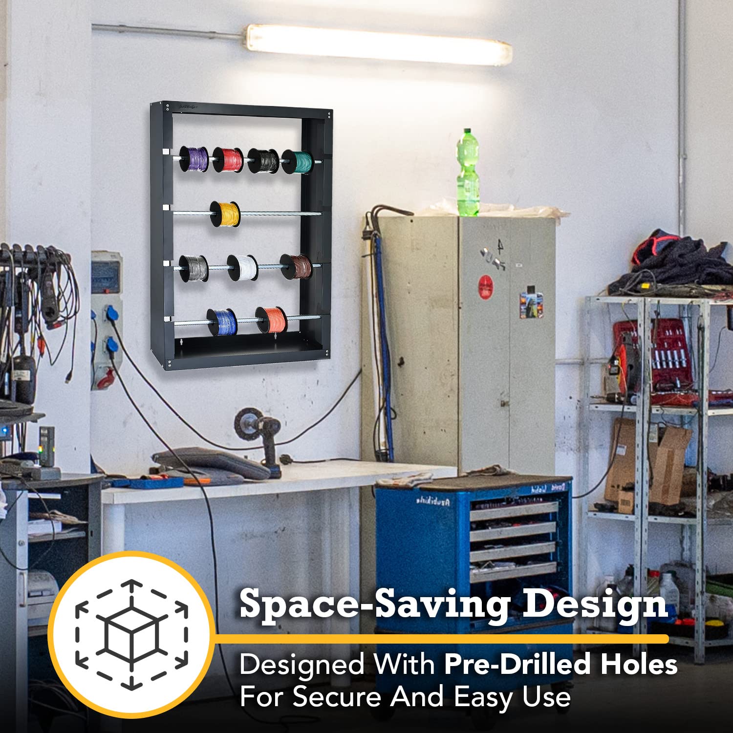 Mua AdirPro Wire Spool Rack - Superior Strength Wire/Cable Dispenser ...