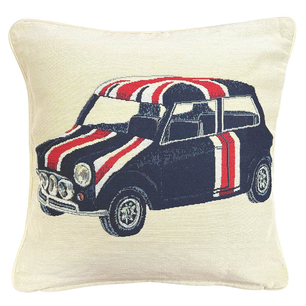 Signare Tapestry Cushion Cover 18 x18 inches 45cm x 45cm Decorative Sofa Cushions with London Design (Union Jack Mini, CCOV-PN-UJMIN)