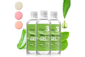 CENYEDA VUEYAA Aloe Vera Gel from freshly cut Pure Aloe, Unscented, Soothing Moisture, for Face, Skin, Hair, Sunburn Relief, 3 bottles (1.01 fl oz x 3)