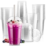 Fit Meal Prep 100 Pack 16 oz Disposable Plastic