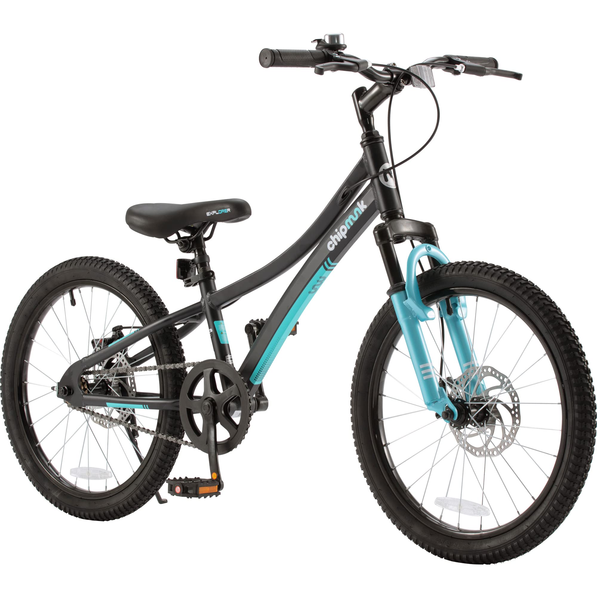 RoyalBaby Kids Mountain Bike Aluminium 20/24 Inch MTB Sports Bicycle, 1-Speed/8-Speed Hardtail Dual Disc Brakes Front Suspension Boys Girls Teens Ages 7+ Years