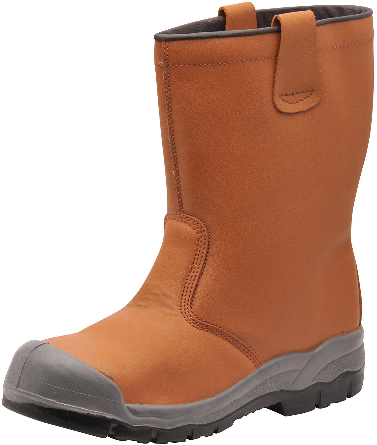 Portwest FW13TAR44 Steelite Rigger Boots with Scuff Cap - Tan, 10 UK (44 EU)