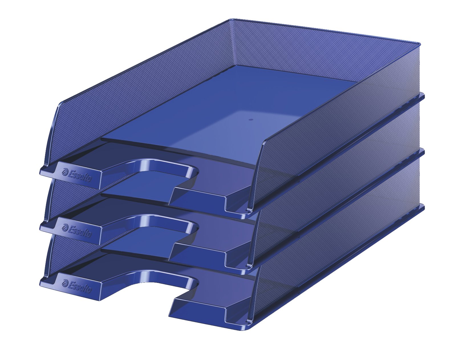 Esselte A4 Letter Tray, Blue, Pack of 10, Europost Range, 623600