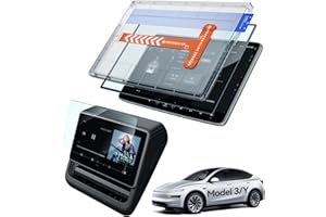 LANTU 2PCS Matte Screen Protector for 2026 2025 Tesla Model Y Juniper& 2024 2025 Model 3 Highland Accessories 15.4''Navigatio