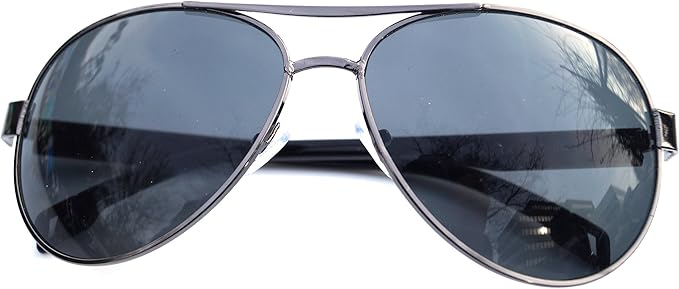 Getonte Sonnenbrille Unisex Damen Herren Aviator Pilotenbrille Fliegerbrille Pornobrille 1026 Schwarz Amazon De Bekleidung