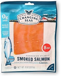 Changing Seas, Salmon Cold Smoked, 8 Ounce